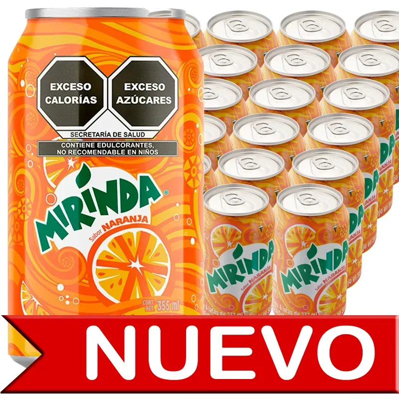 Refresco Mirinda sabor Naranja (24 Unidades)