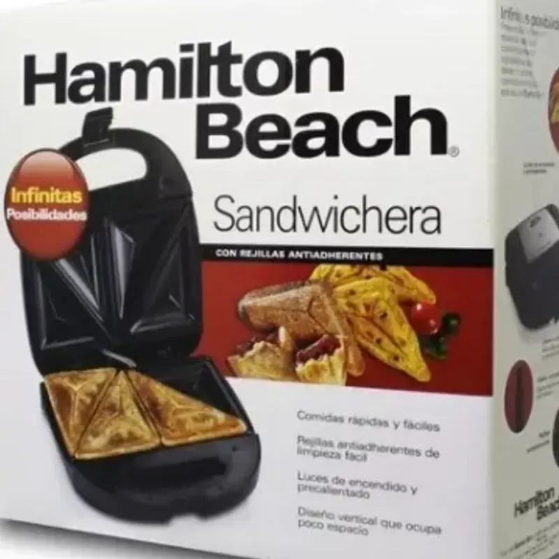 Sandwichera Hamilton Beach.