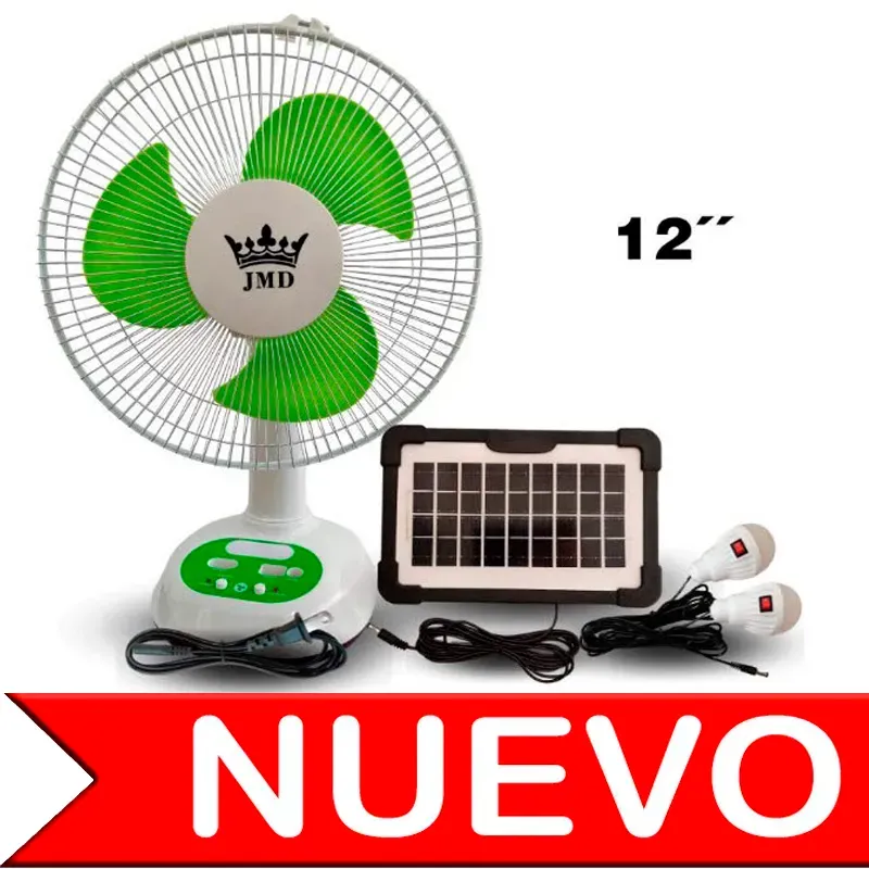 Ventilador Recargable de 12" Marca JMD