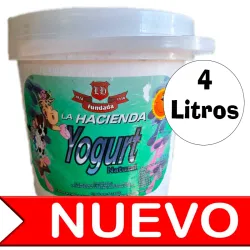 Yogurt Natural La Hacienda (4 Litros)