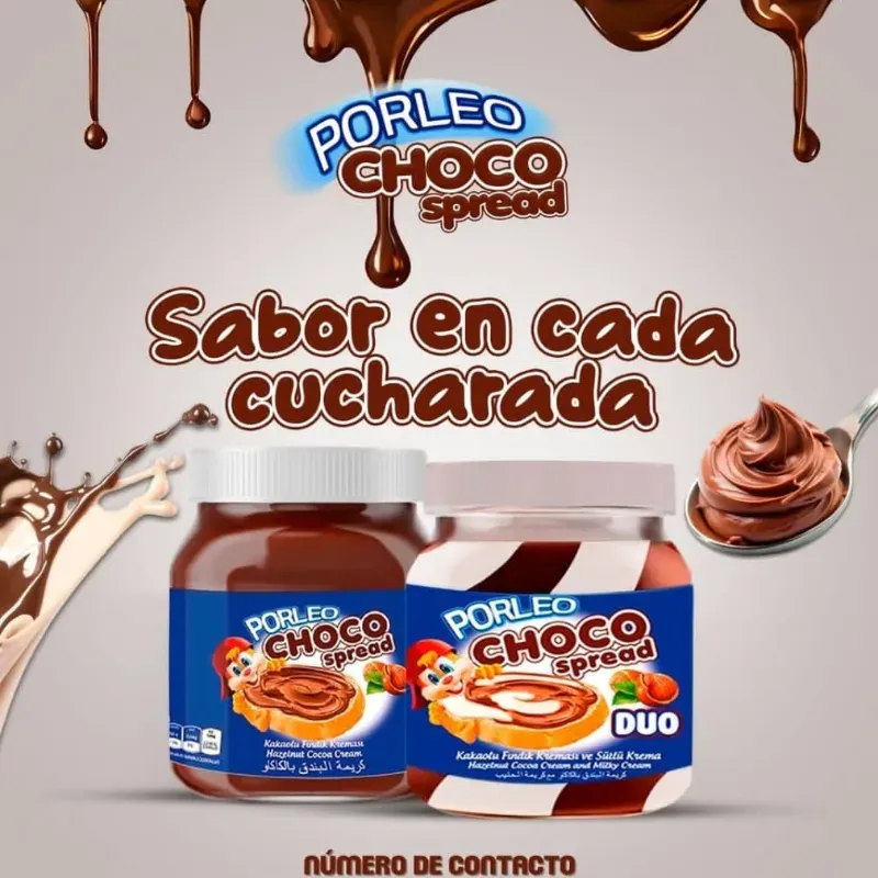 Cremas de cacao y avellana  