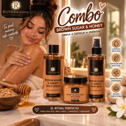 Brown Sugar & Honey – Combo de cuidado corporal