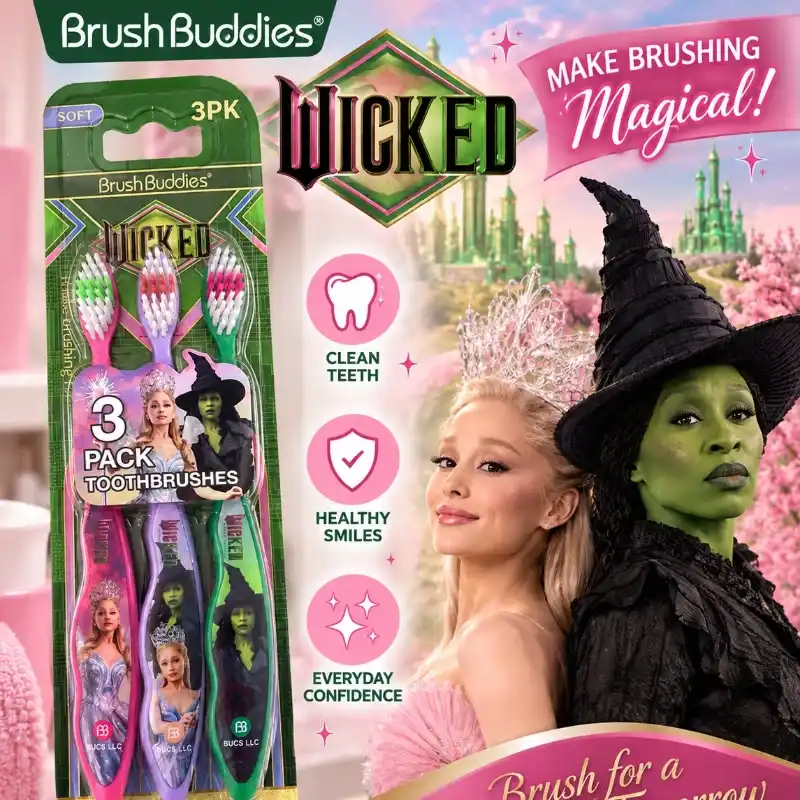 Cepillos dentales Wicked (3u)