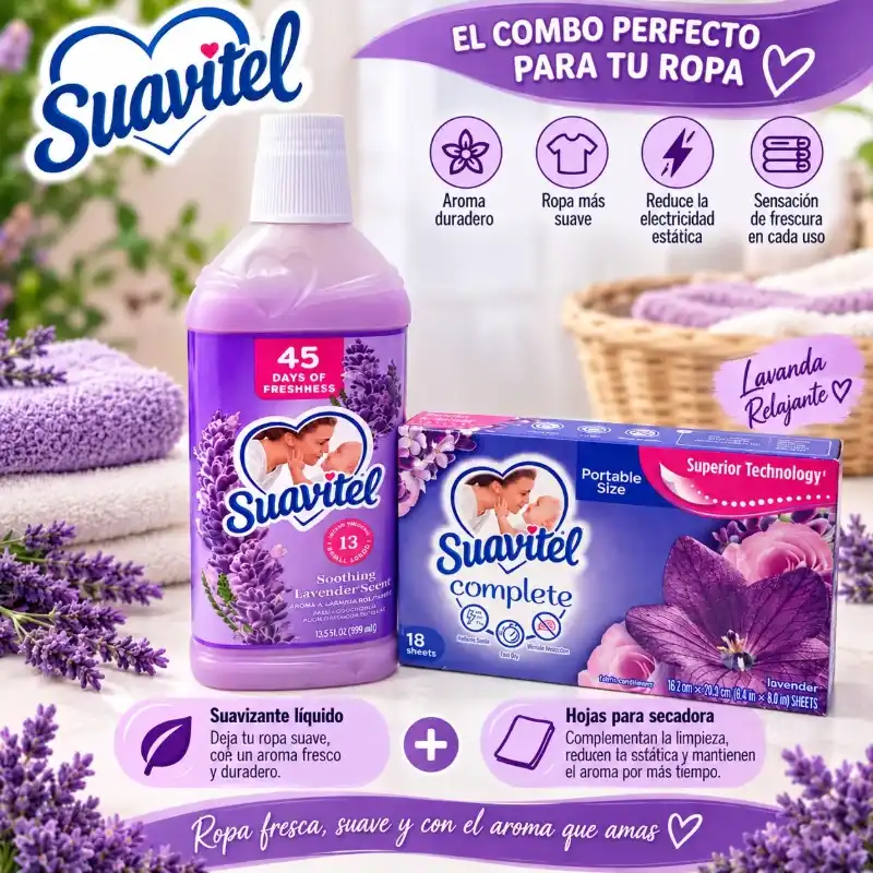 Combo Suavitel Lavanda
