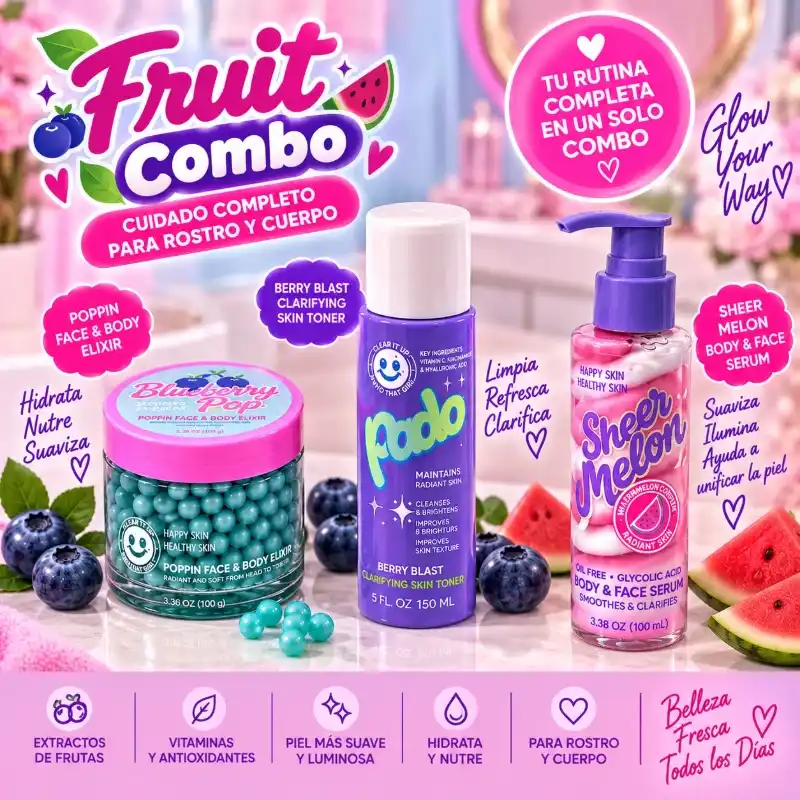 Fruit Combo – Rutina completa para rostro y cuerpo