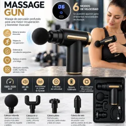 Massage Gun portátil de percusión profunda