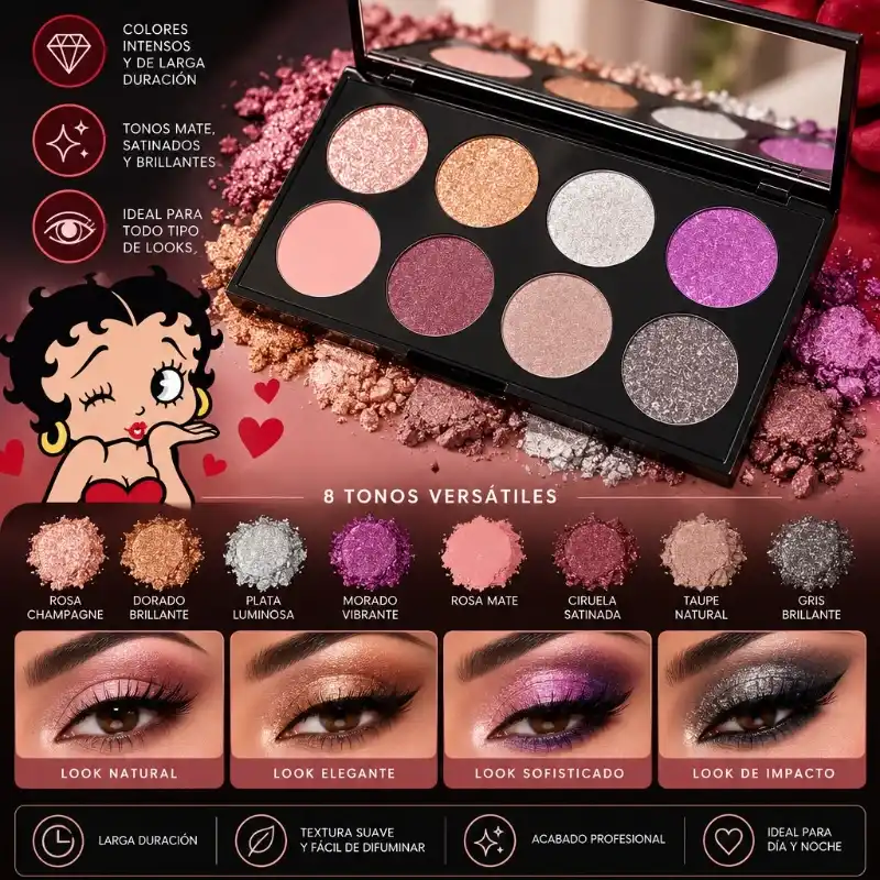 Paleta de Sombras That's So Bette de Betty Boop x IPSY