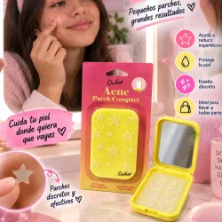 Parches de acne con espejo