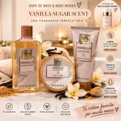 Set de cuidado corporal Vanilla Sugar Scent – Spa Luxury