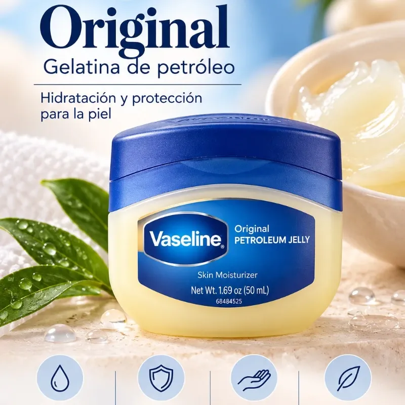 Vaseline Original Gelatina de Petróleo de 50 ml