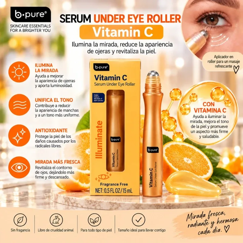 Vitamin C Serum Under Eye Roller – 15 ml