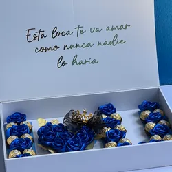 Arreglo I💙U con tapa