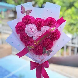 Ramos de 🩷 rosas eternas 