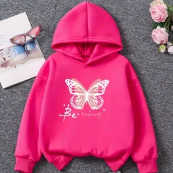 ABRIGO NIÑA	ROSADO FUSHIA  MARIPOSA 