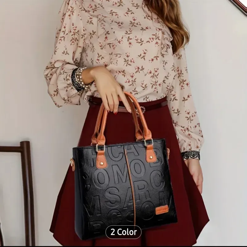 BOLSO 	NEGRO Y CAFÉ