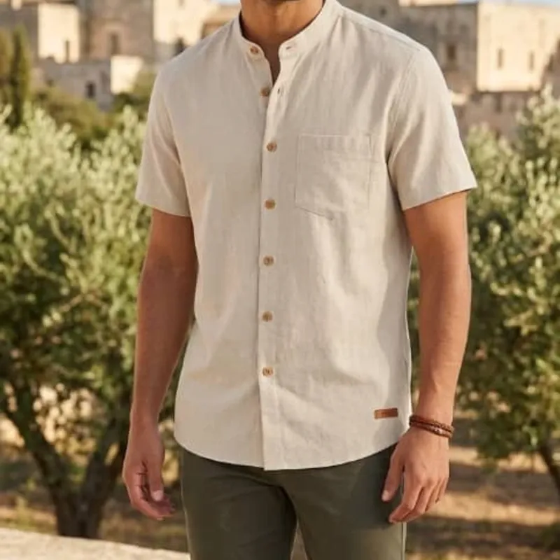 CAMISA PARA HOMBRE CAQUI