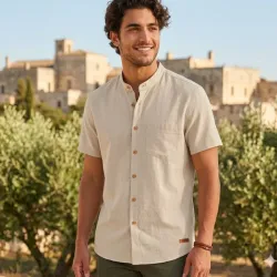 CAMISA PARA HOMBRE CAQUI