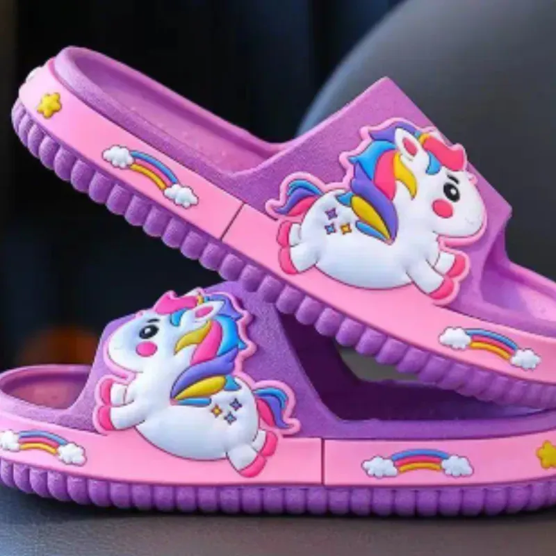 CHANCLETA NIÑA	ROSA UNICORNIO 