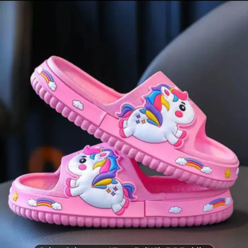 CHANCLETA NIÑA	ROSA UNICORNIO 