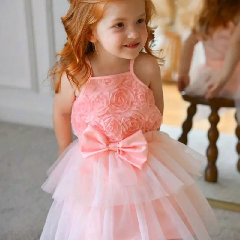 CONJUNTO 2 PZS PARA NIÑA	ROSA, TOP TIRANTES FALDA MALLA