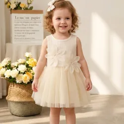 CONJUNTO 2 PZS PARA NIÑA	ALBARICOQUE SAYA MALLA