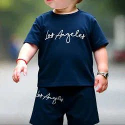 CONJUNTO 2 PZS PARA NIÑO	AZUL MARINO LOS ANGELES