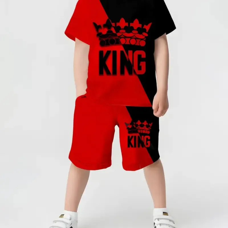CONJUNTO 2 PZS PARA NIÑO	ROJO KING PULOVER Y CHORT 