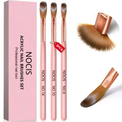 PINCELES SET 	ROSADO SET DE 3