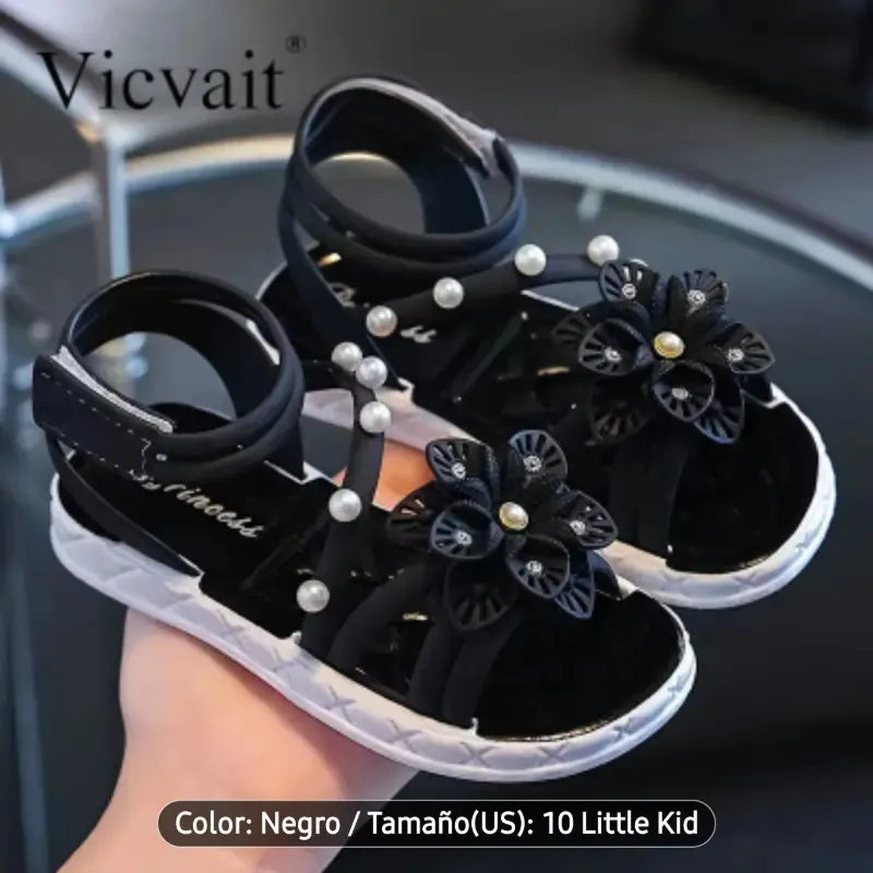 SANDALIA NIÑA	NEGRA VICVAIT