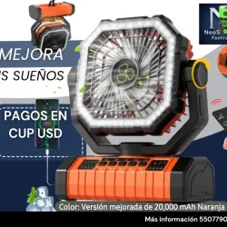 VENTILADOR PORTÁTIL RECARGABLE 