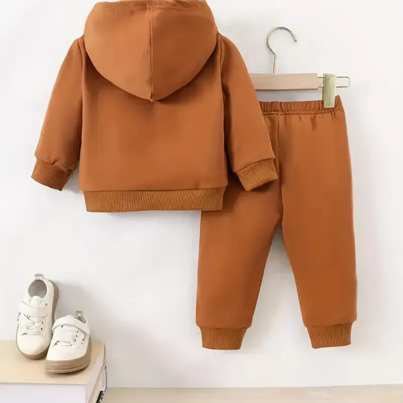 CONJUNTO 2 PZS PARA NIÑO ABRIGO Y PANTALON 