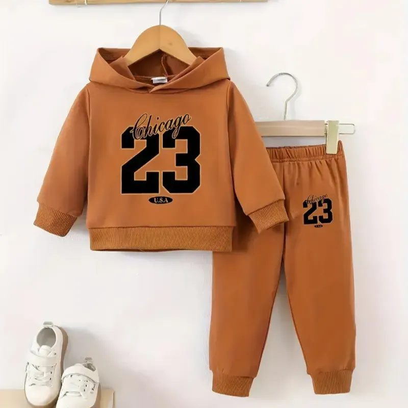 CONJUNTO 2 PZS PARA NIÑO ABRIGO Y PANTALON 
