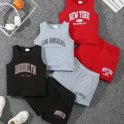 CONJUNTO 2 PZS PARA NIÑO	 CAMISETA Y CHORT