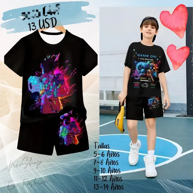 CONJUNTO DE CAMISETA Y SHORT