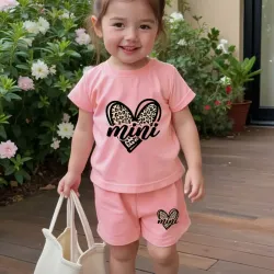 CONJUNTO DE NIÑA	ROSA MINI 19112
