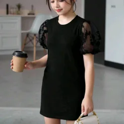VESTIDO DE NIÑA	NEGRO VA-26