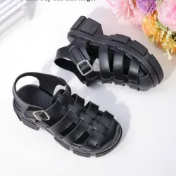 ZAPATOS PARA NIÑA	SANDALIAS NEGRO SA-02