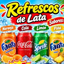 Caja de 24 refresco de lata