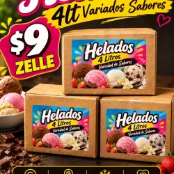 Cajas de helado