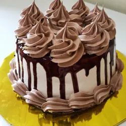 Cake con chocolate