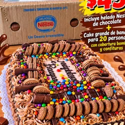 Cake+helado