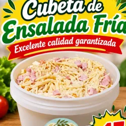 Cubeta de ensalada fría