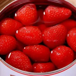 Fresas en almíbar