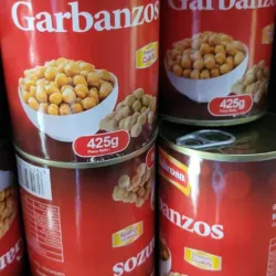 Garbanzos en lata