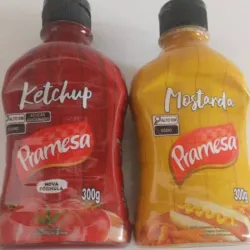 Ketchup y mostaza