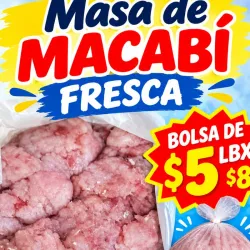 Masa de macabí xlb