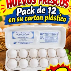 Pack de 12 huevos