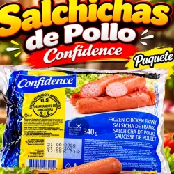 Salchichas de pollo