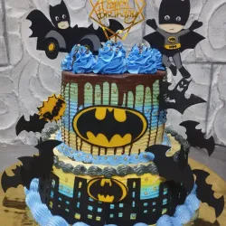 Cake con temática de Batman 