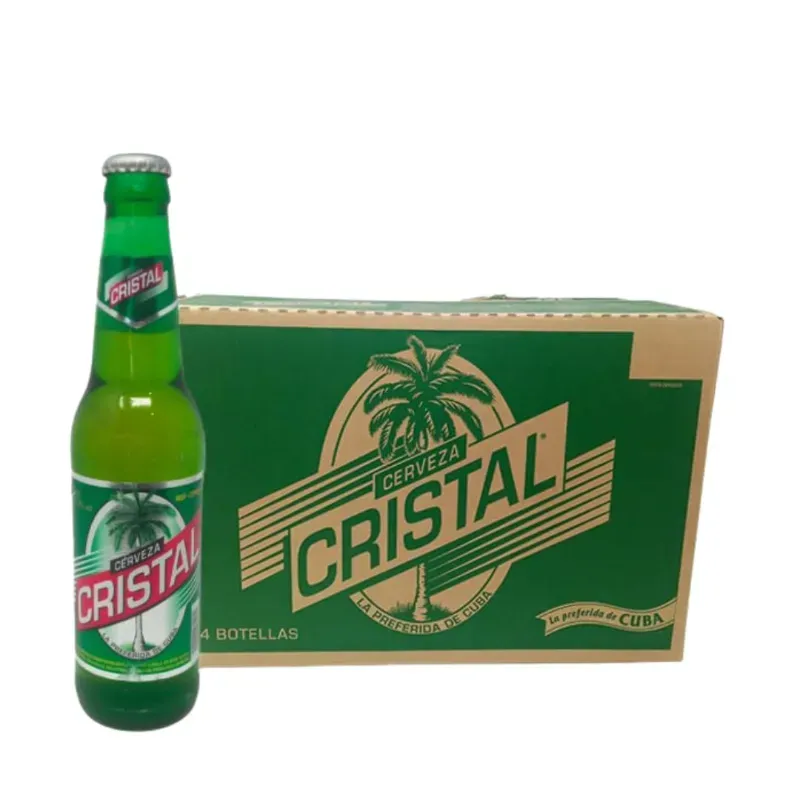Cerveza Cristal de botella 